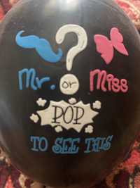 Balon 45cm Mr or Miss Gender Reveal