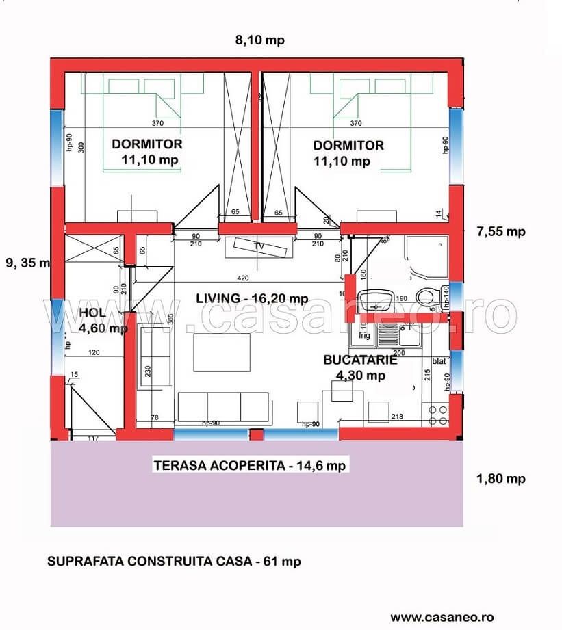 Accept variante auto Case pe structura metalica si Învelită cu panou s