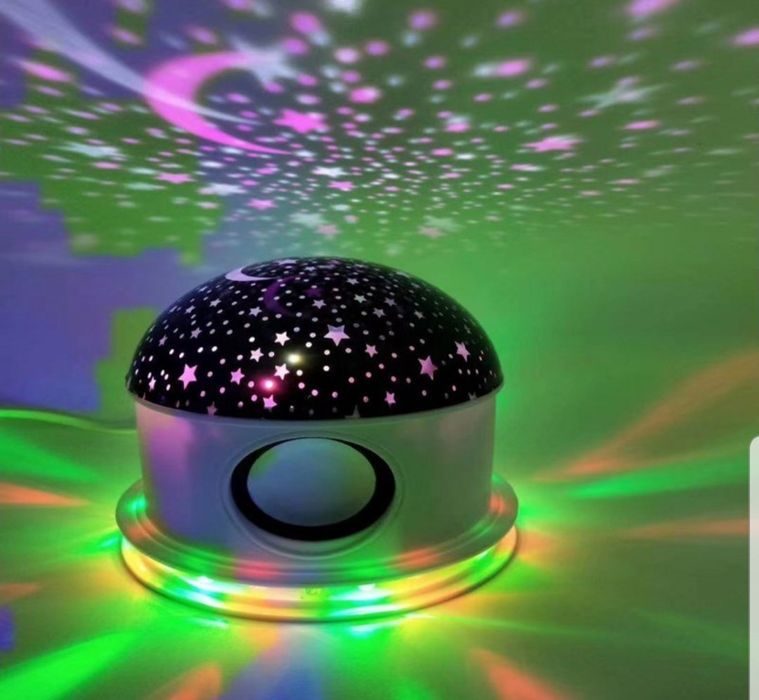 Lampa muzicala Star Master music bulb Bluetooth proiectie stele luna