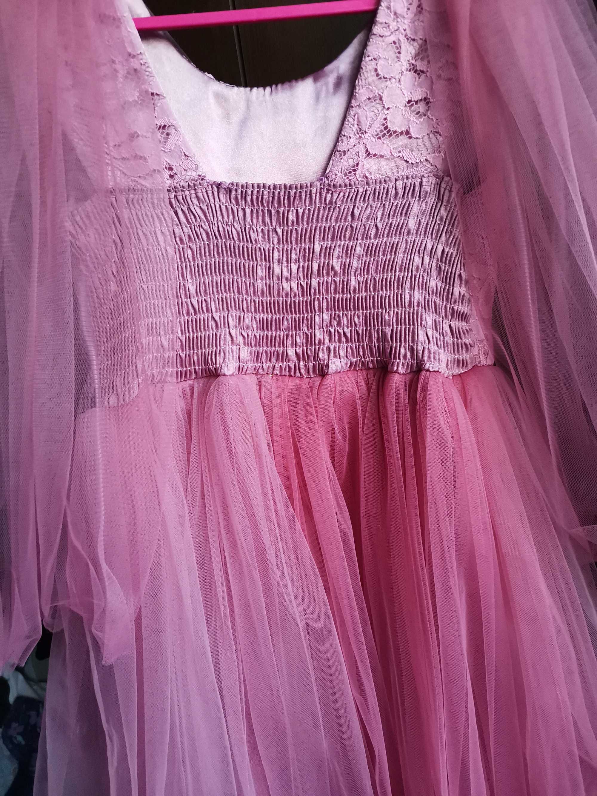 Rochiță roz-lila