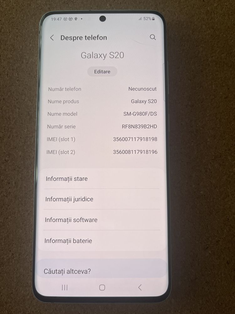 Samsung S20 128 Gb ID-xgr535