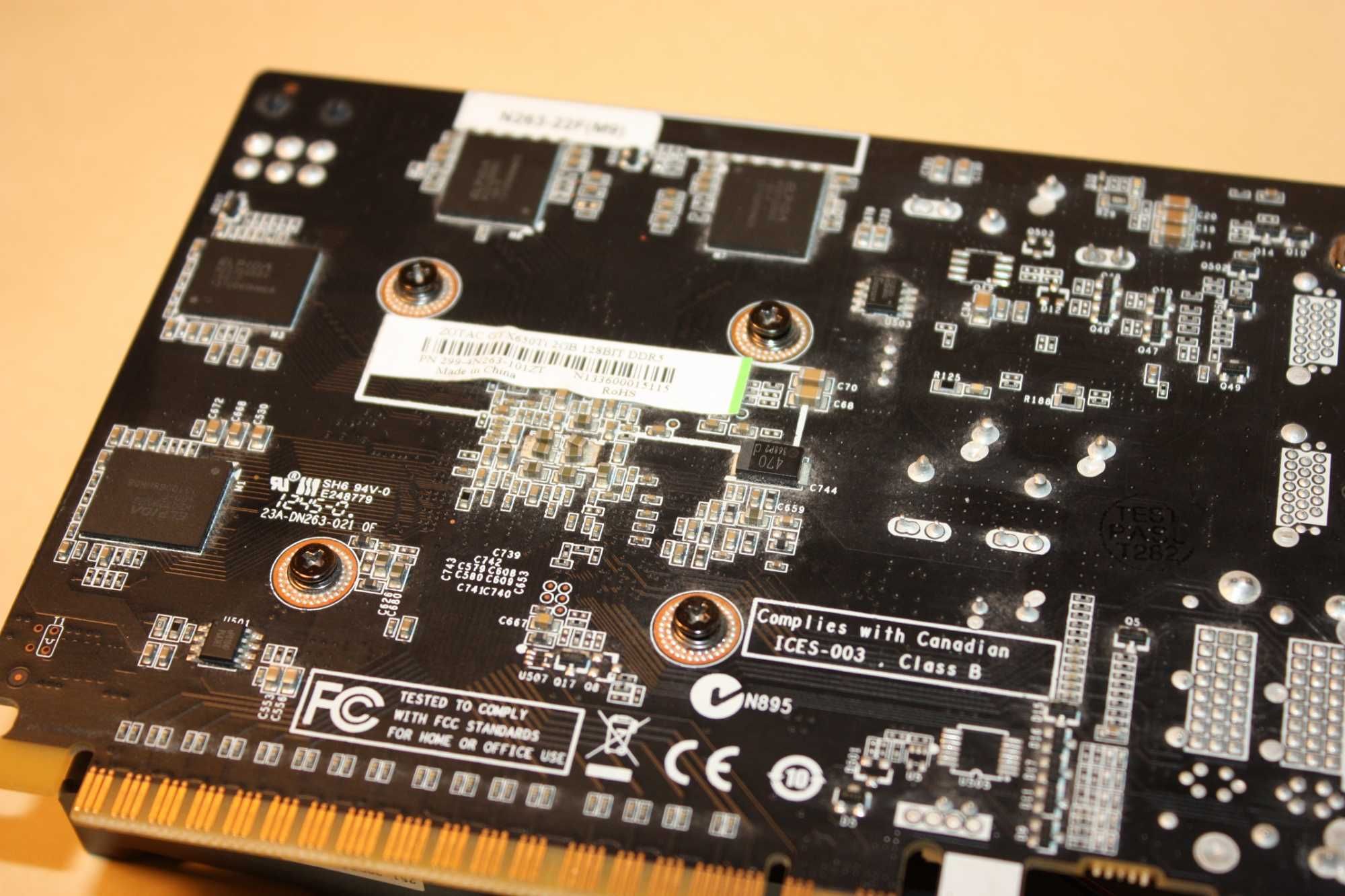 ZOTAC GTX 650 Ti 2GB/GDDR5/128 bit (2x HDMI, 2x DVI) PCIe 3.0 x16