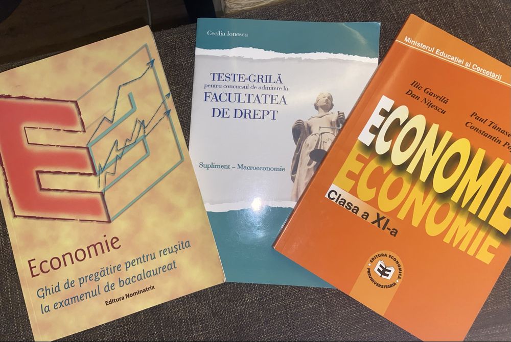 Set carti economie admitere drept si bac