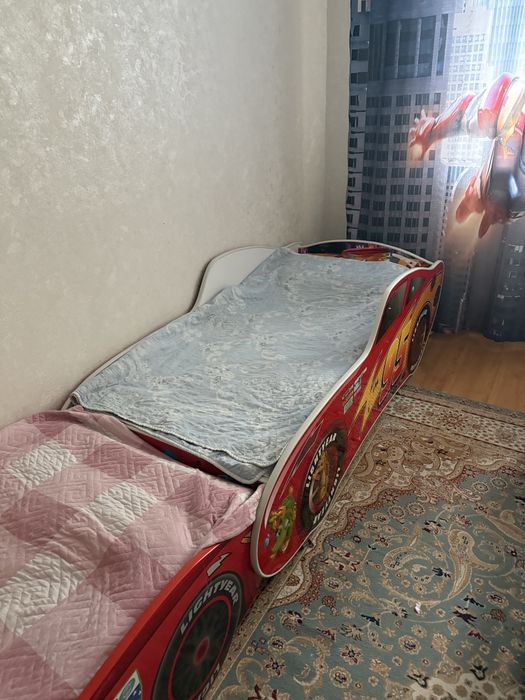 Кровать детские 2 шт по 5 тыс тенге. Для детей от 3 до 6 лет