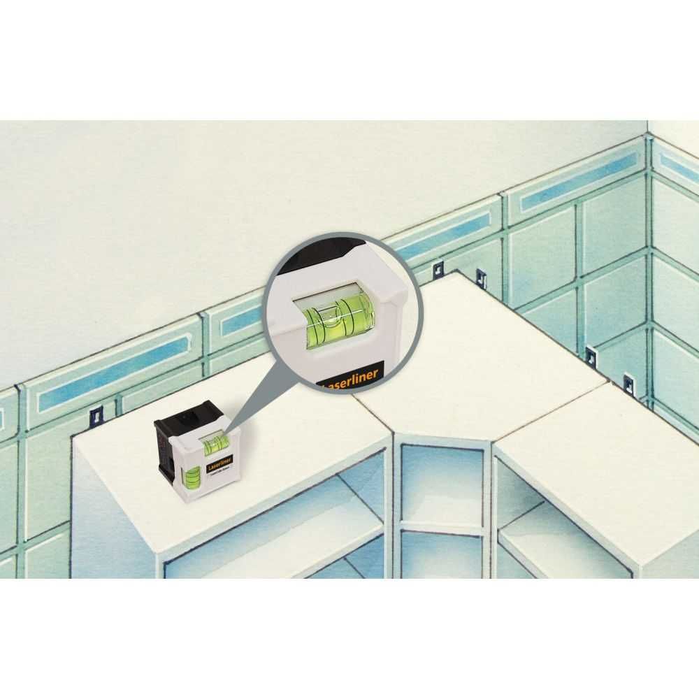 Линеен лазерен нивелир Laserliner LaserCube Green, зелен лъч