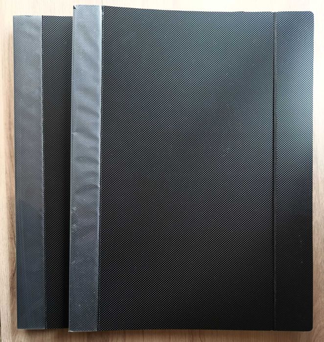 Черни папки с прозрачни джобове А3 и А4 формат