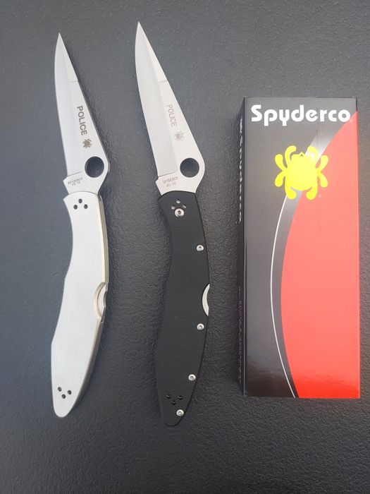 Сгъваем нож Spyderco Police4  C07 два модела