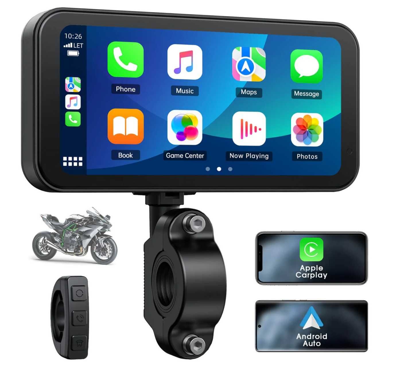 Media Player/Navigatie Moto/ATV Lamtto RC15 6,25'