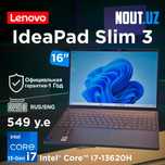 Lenovo IdeaPad Slim 3 i7-13620H,16GB,512GB,год Гарантия МагазинNout.uz