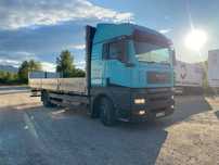Camion MAN cu bena lunga perfect functional -automat-acte valabile