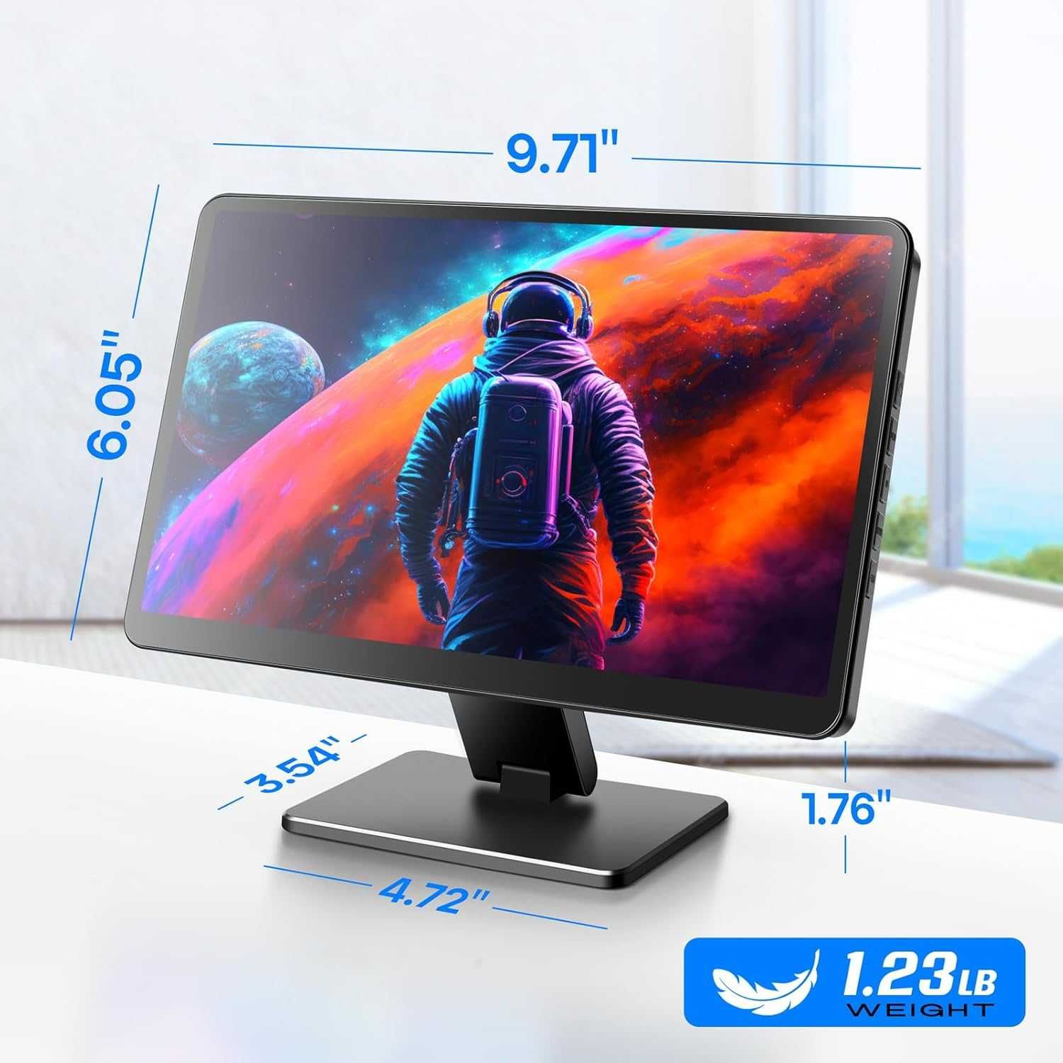 Сензорен монитор с калъф, ROADOM 10.1’’ Raspberry Pi, IPS FHD 1024×600