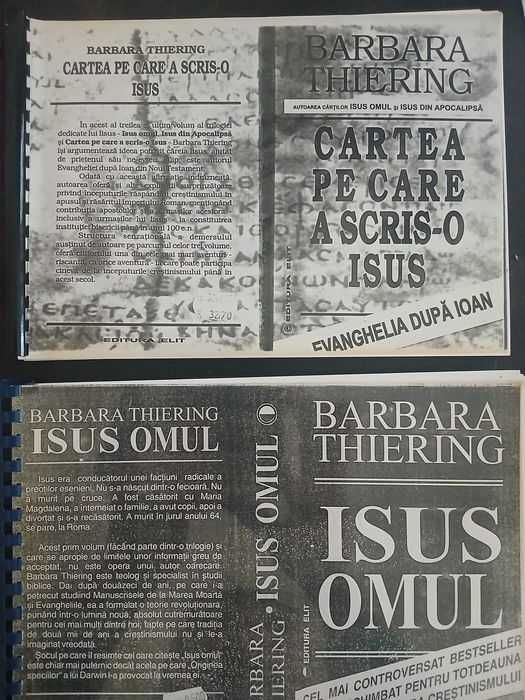 Barbara Thiering,  Isus omul si Cartea pe care a scris-o Isus