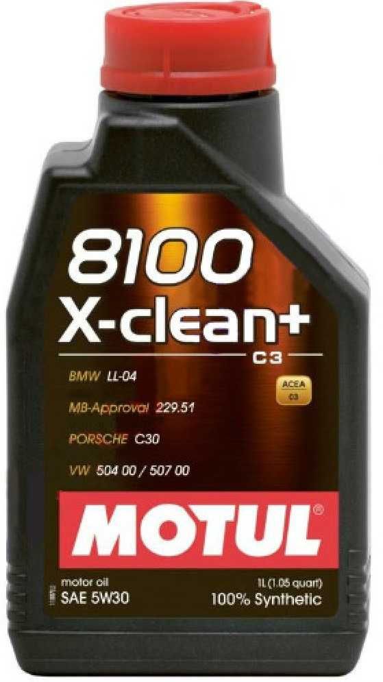 Двигателно масло MOTUL 8100 X-CLEAN+ 5W30