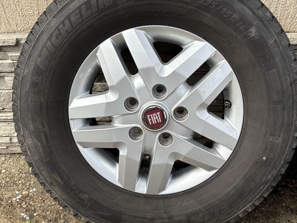 Оригинални джанти Fiat Ducato 16" 5х130 + гуми 225/75/16 Michelin