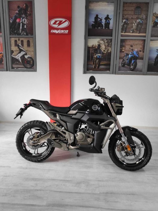 Motocicleta cu ABS Daytona Zontes G125 - scrambler, permis A1