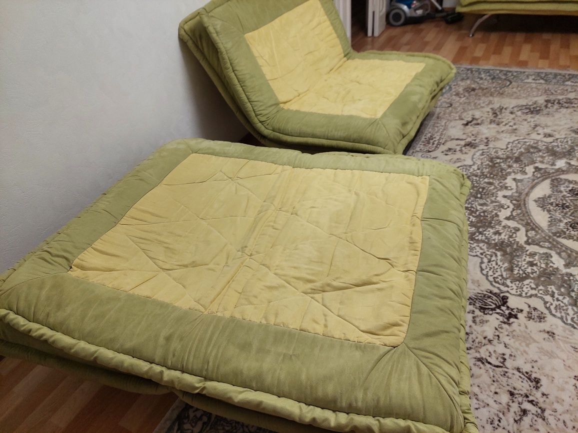 Срочно Диван и 2 кресла, 50000 все раскладное