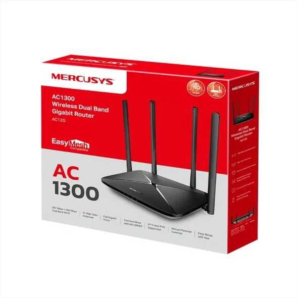 Mercusys AC1300 — двухдиапазонный гигабитный роутер. Есть доставка
