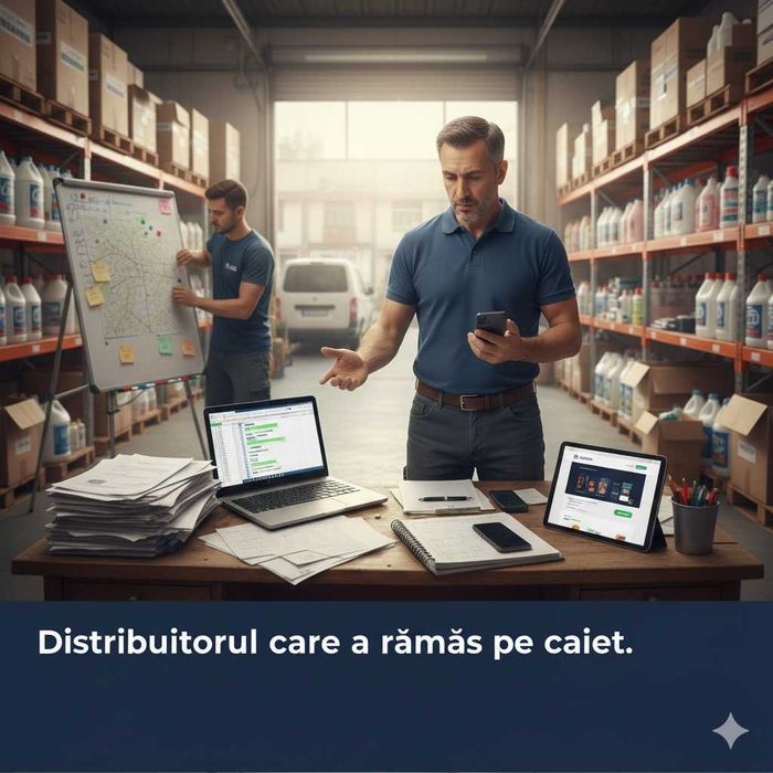 Creare Site. Distribuitorul care face inca business pe caiet?