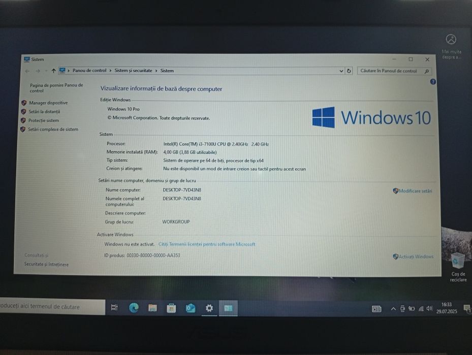 Laptop ASUS A541U