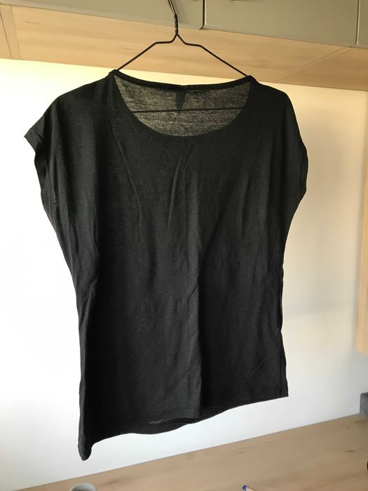 Tricou negru cu desen bufniță Tricou Frekans de vară pentru femei