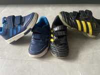 Adidasi Adidas copii nr 29 albastru/negru, nr 32 galbeni/ negru