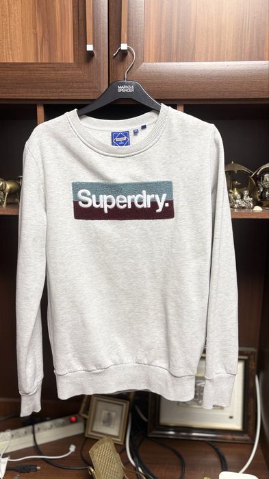Bluza Superdry Puma Marime L-Stare Foarte Buna-Bumbac-Fix