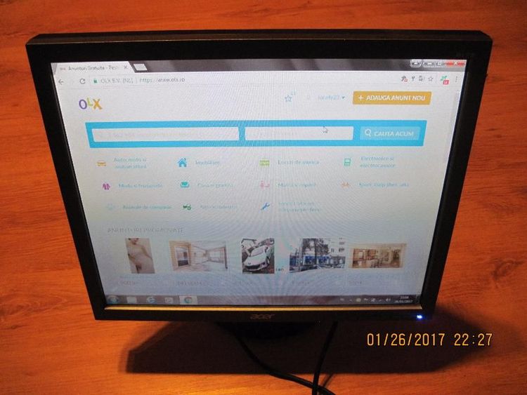 monitor acer lcd 17" nou