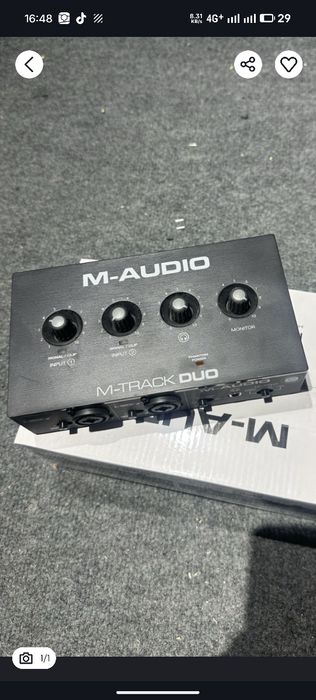 Внешняя звуковая карта M-Track M-Audio duo
