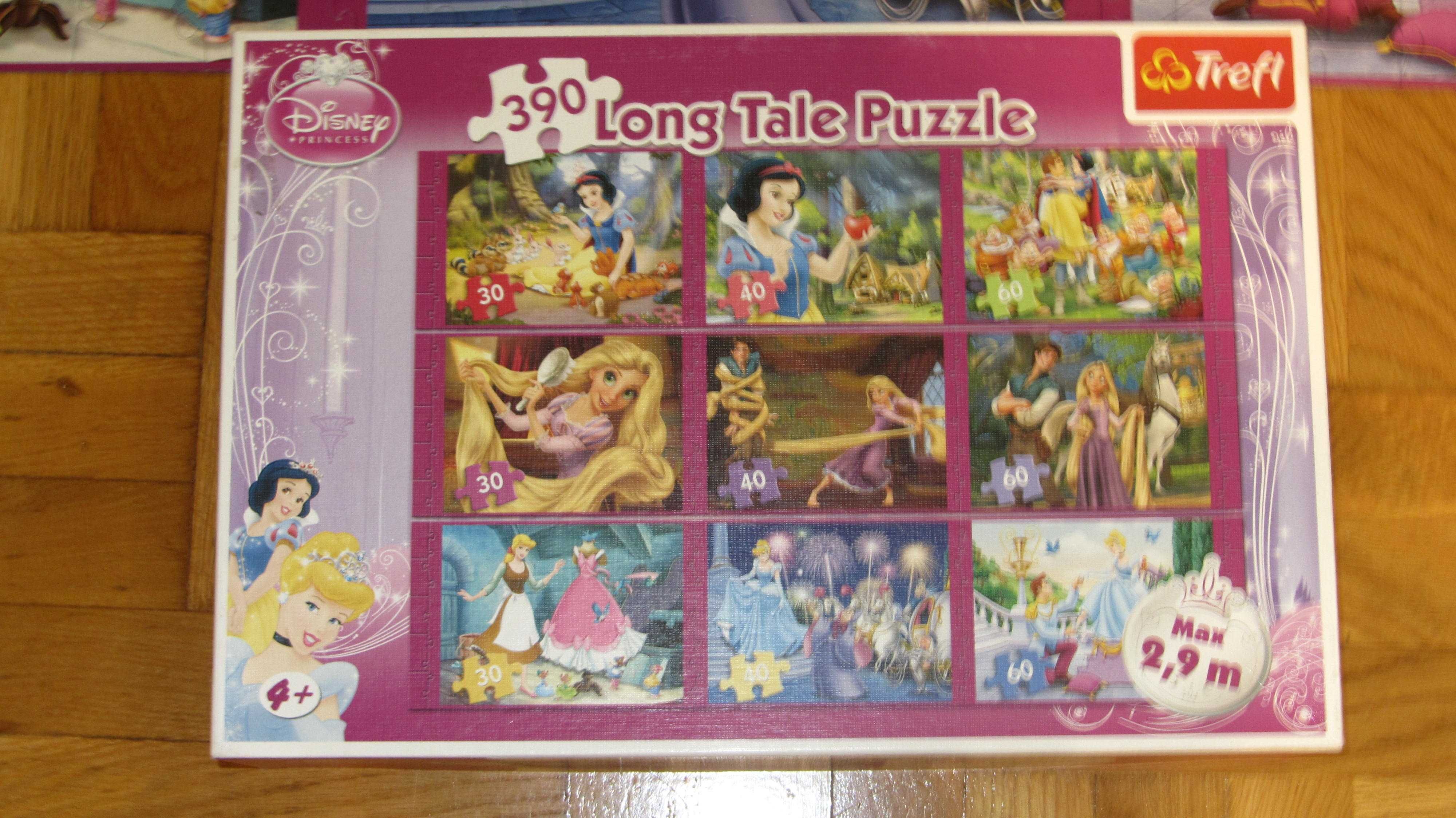 Комплект 9 в 1 пъзел 390 части Trefl Disney Princess, 4+