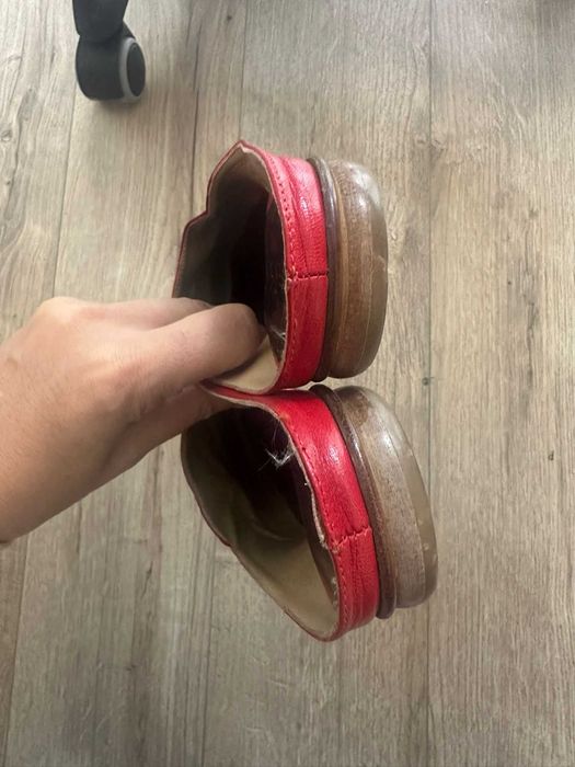 Saboți Fendi roșii vintage