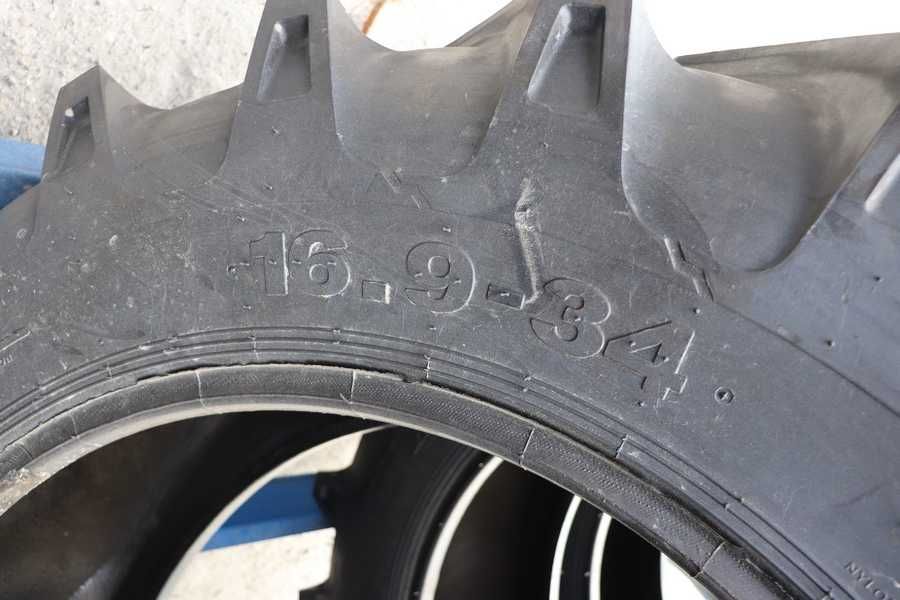 Anvelope noi 16.9-34 OZKA 10 pliuri cauciucuri tractor FIAT spate