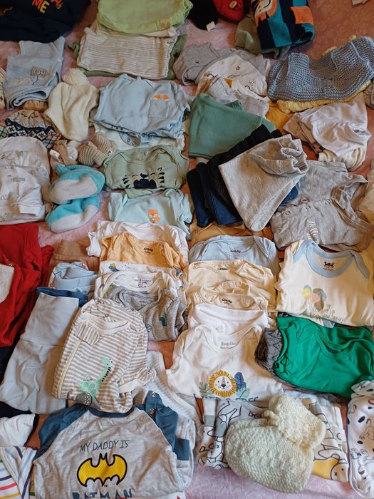 Бебешки дрешки за момче, р-р от 0 до 9 месеца