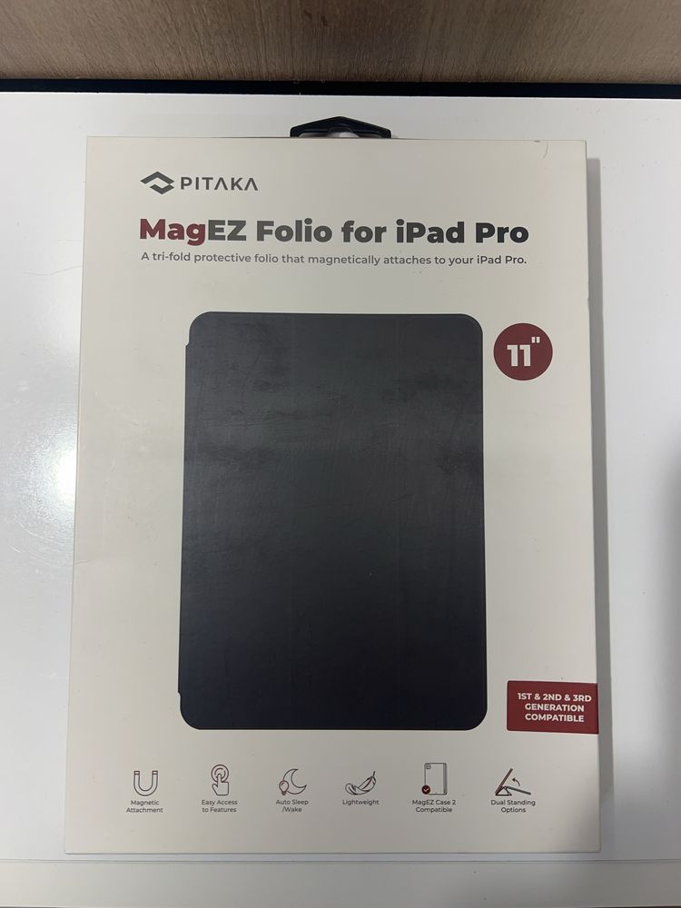 Pitaka MagEZ Folio Case for iPad Pro 11’ (gen 1,2,3&4)