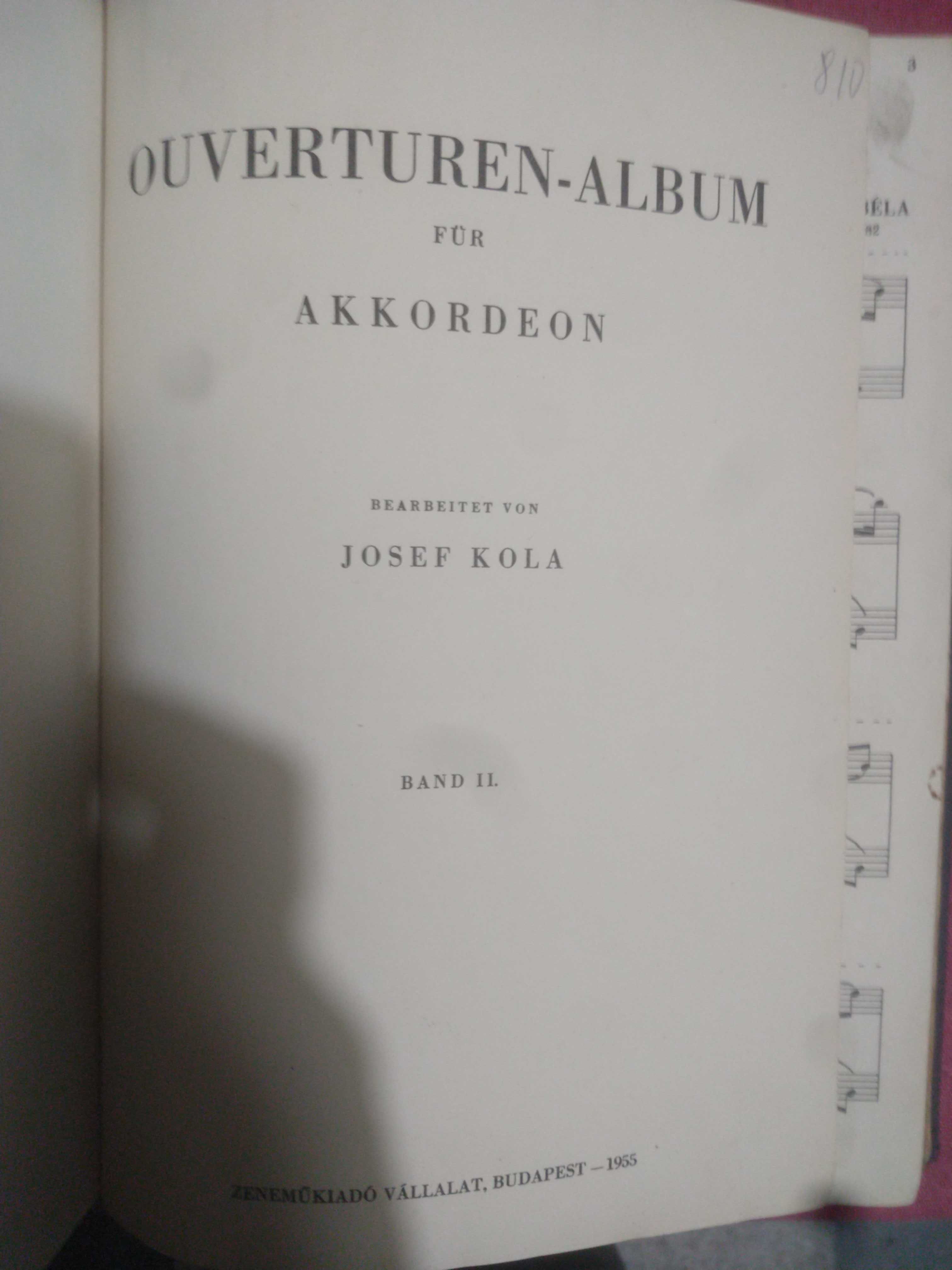 Овертюрен албум за акордеон 1955 година