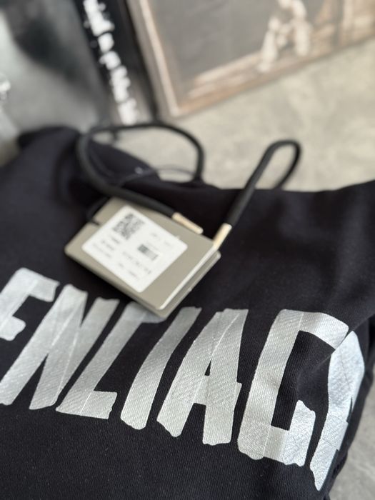 Hanorac Balenciaga Black Silver Premium