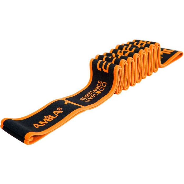 Сет Фитнес Ластици Amila Fabric Multi Loop Band, Ластик за Тренировка