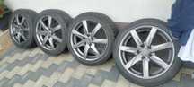 4 cauciucuri cu jante aluminiu 225 45 17   5x108. Ford Renault Volvo