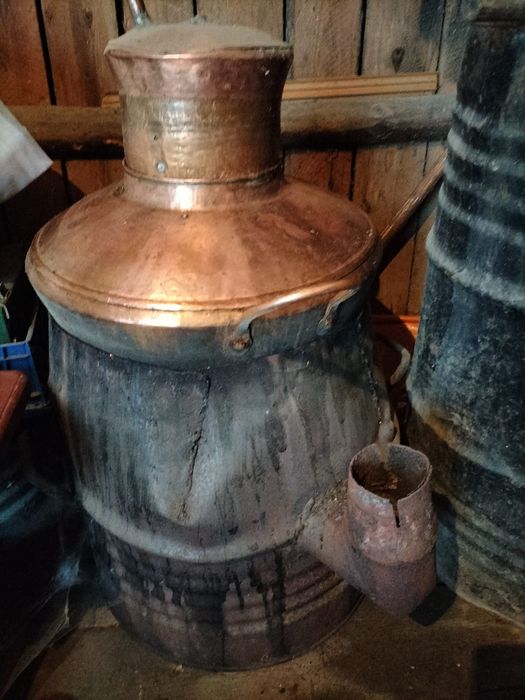 Cazan țuică 120l din cupru.