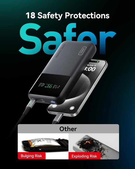 Внешнее зарядное устройство (power bank) INIU 140W 27000mAh