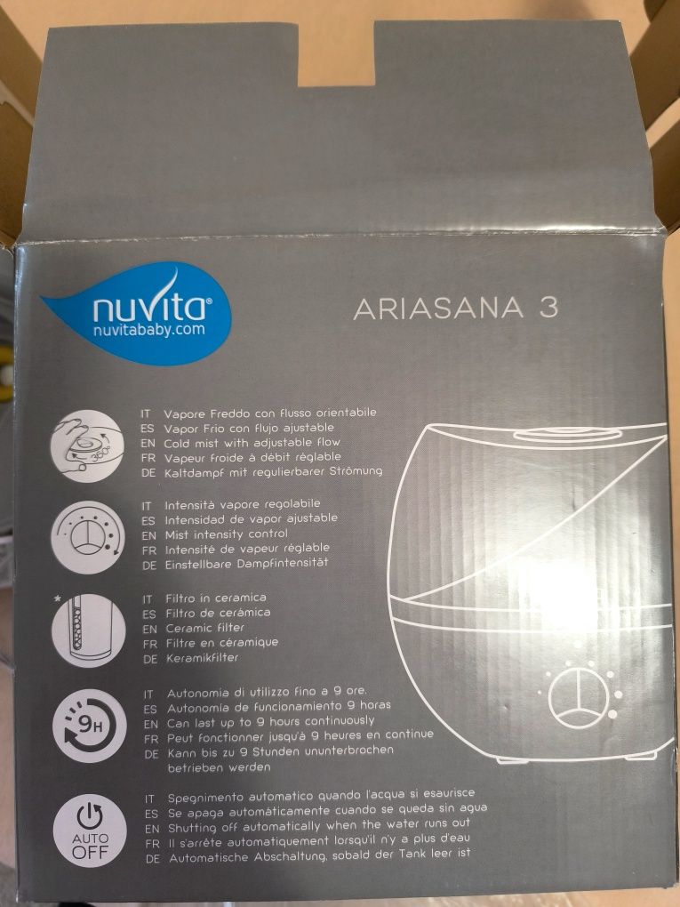 Ултразвуков овлажнител с йонизатор Nuvita - Ariasana