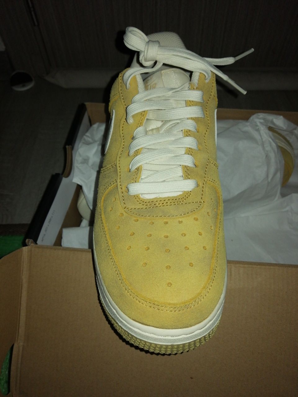 Nike air force one 07 sanded gold/sail wheat grass adidasi masura 44