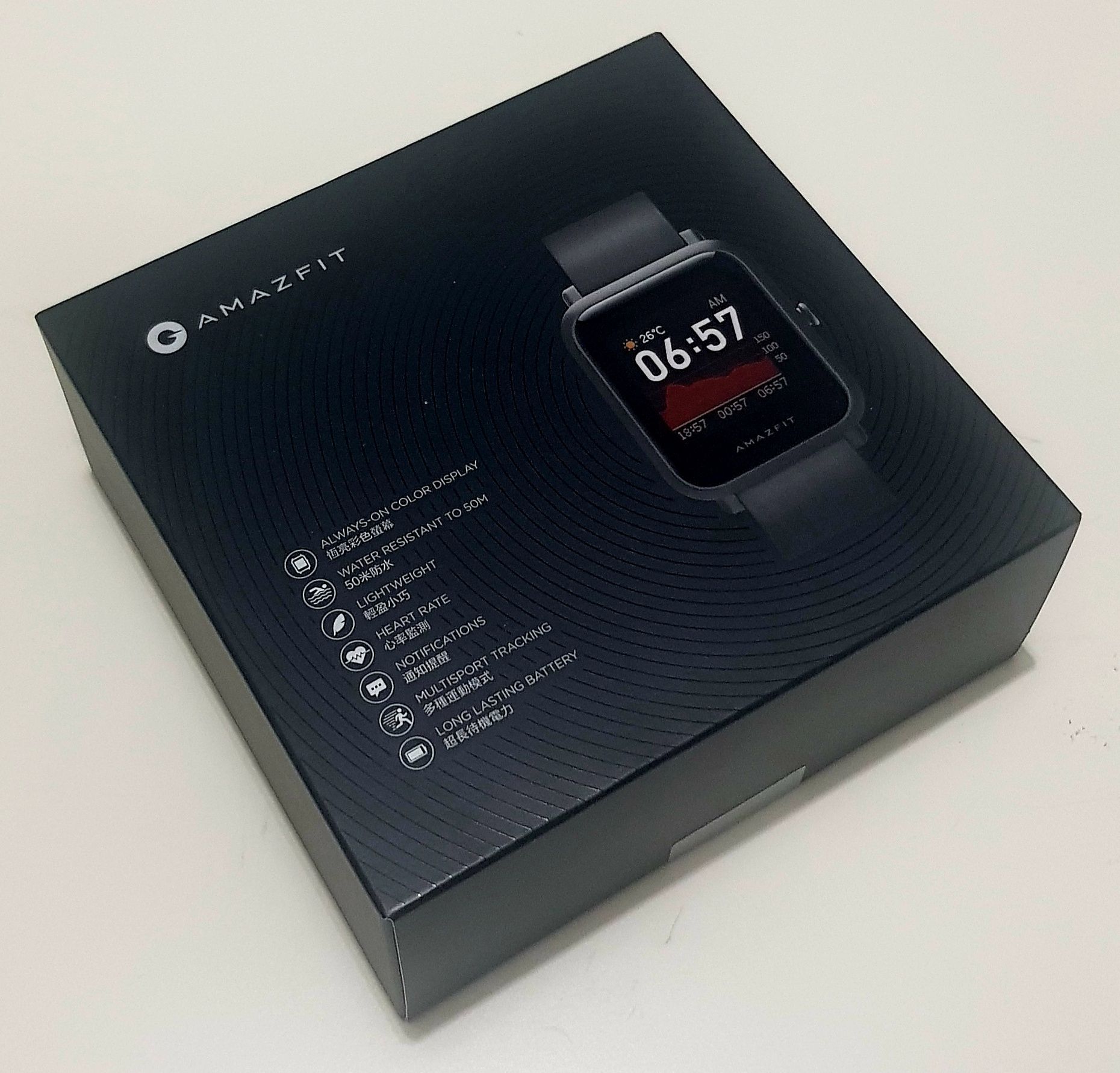 Smartwatch Amazfit Bip S Lite negru