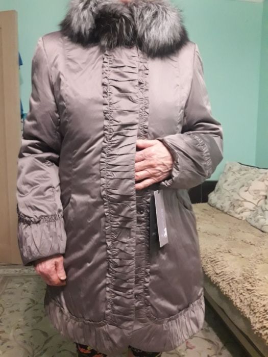 Новаяяяяя!!!На Яву выглядит круче.Новый пуховик с этикеткой 52-56 разм