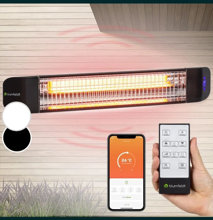 Стенен инфрачервен нагревател 2400W KLARSTEIN