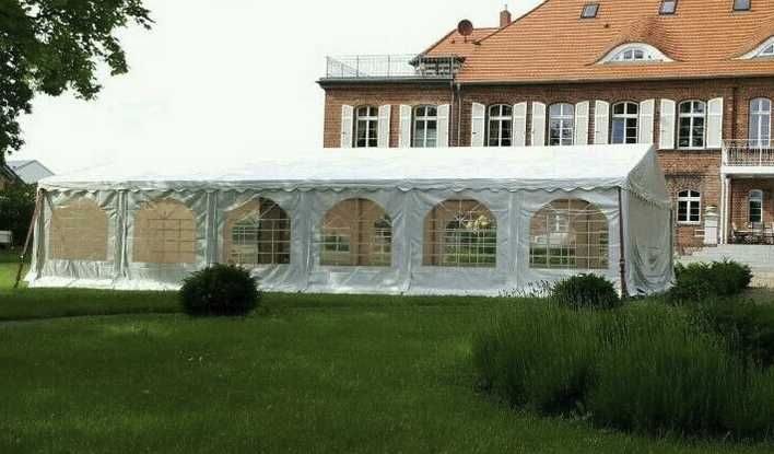 3x12 m CORT Pagoda Pavilion Evenimente ECONOMY nunta botez PVC 500