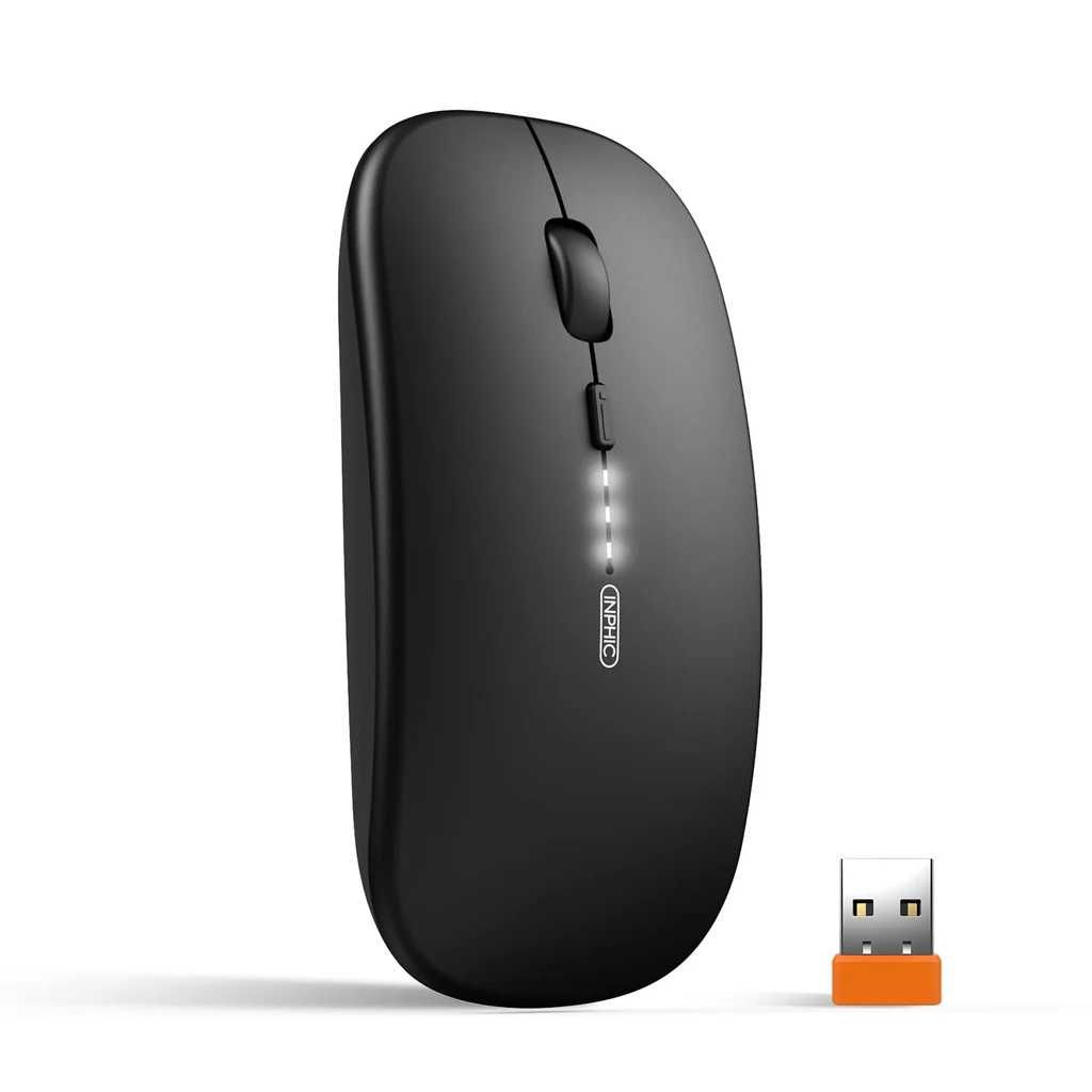 Mouse inphic Reîncărcabil fără fir, Ultra subțire 2.4G