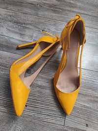 Pantofi stiletto galben Zara 39