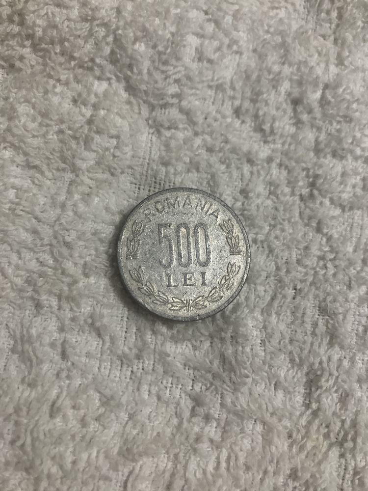Vand moneda de 500 de lei anul 2000