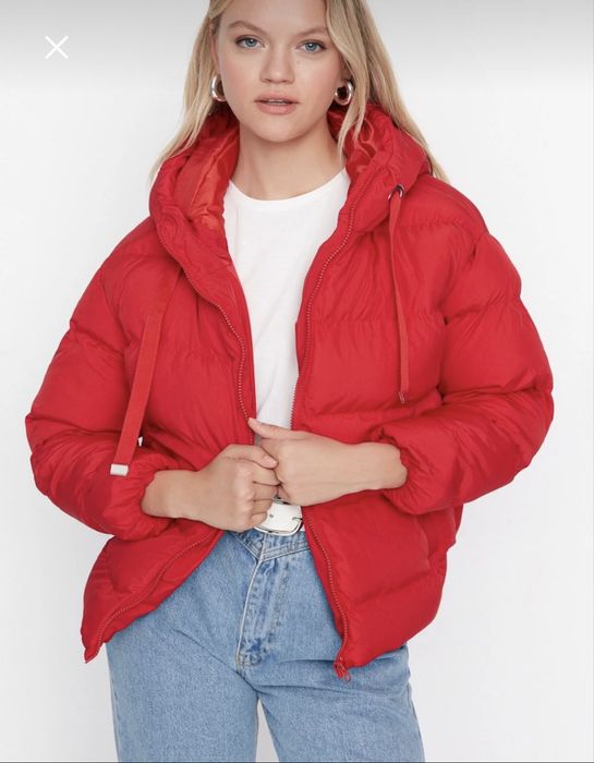 топло зимно червено яке