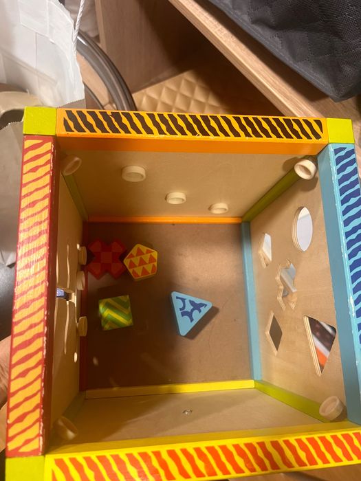 Развивающий куб для детей деревянный